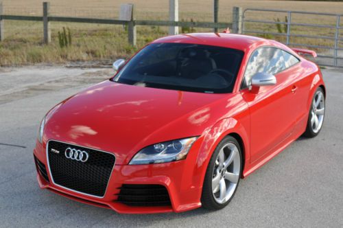2012 audi ttrs misano red mint condition