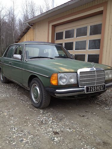 1977 mercedes 300d euro 4 speed manual low miles