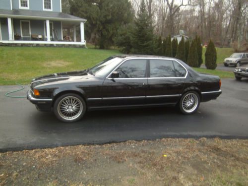 1990 bmw 750il black v12