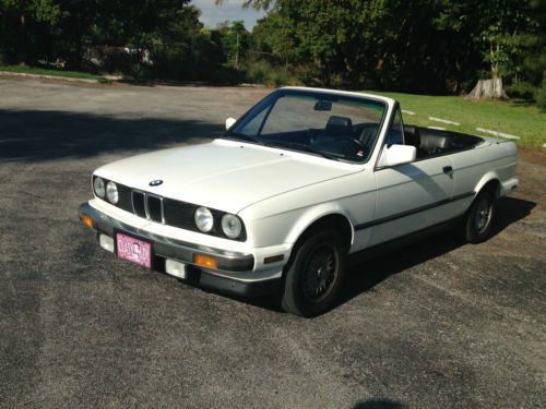 &#039;88 bmw convertible 325-i 3 series  two owners / mint condition!!!!