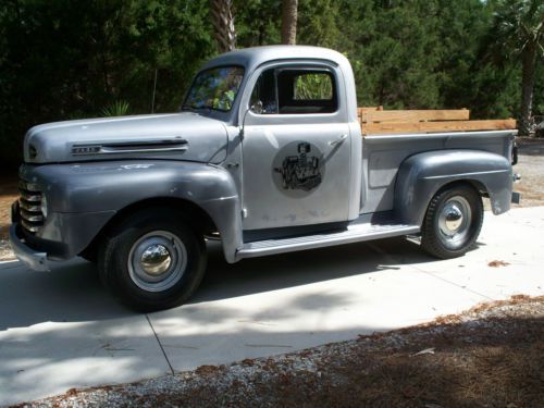 1948 ford f-1 flathead v-8  all steel rust free calif. truck completely restored