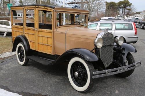 1930 ford model a station wagon woody