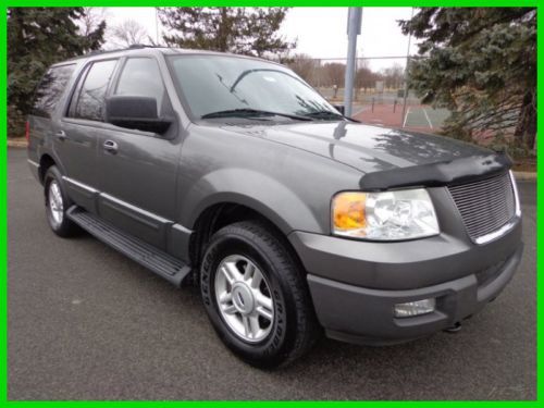 2003 ford expedtion xlt 4x4 3rd seat leather dvd v-8 auto no reserve auction