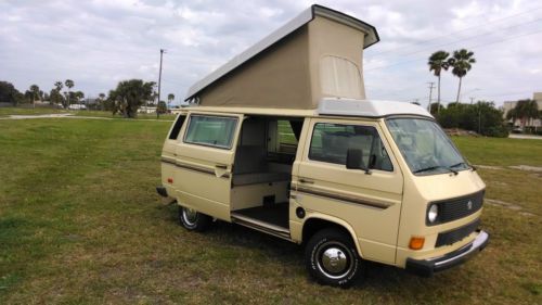 83 westfalia 1 owner,og paint in excellent condition,garaged since new rust free