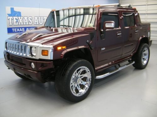 We finance!!!  2006 hummer h2 sut 4x4 roof 2 tv&#039;s heated leather bose texas auto