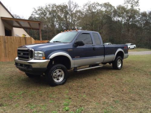 2004 ford f-250 lariat 4x4 diesel low miles new tires
