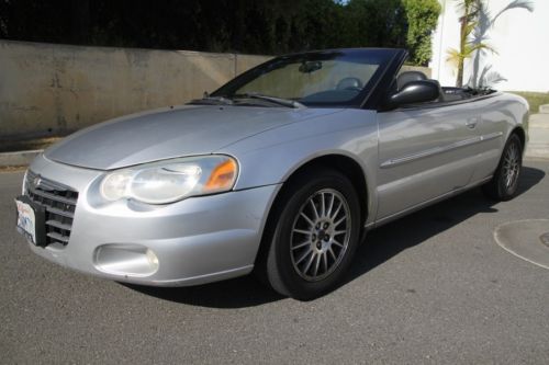 2004 chrysler sebring touring convertible automatic  4 cylinder no reserve