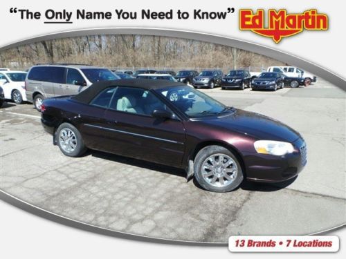 Limited convertible 2.7l cd limited, chrome wheels, leather seats, power seat