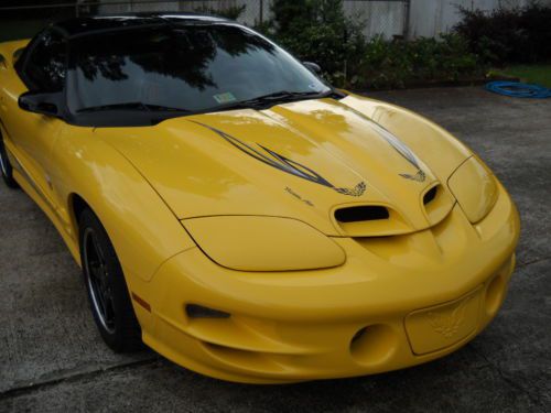 2002 pontiac trans am collector series hdtp yellow low mileage