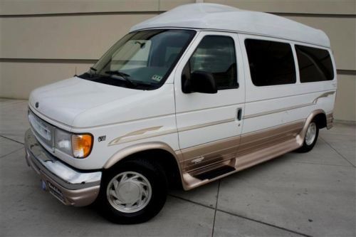 Ford e-150 companion vans hi-top conversion only 49k miles wood tv/dvd must see!