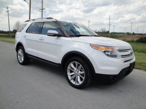 2012 ford explorer limited awd 3.5 loaded all power sync bluetooth only 17k mile