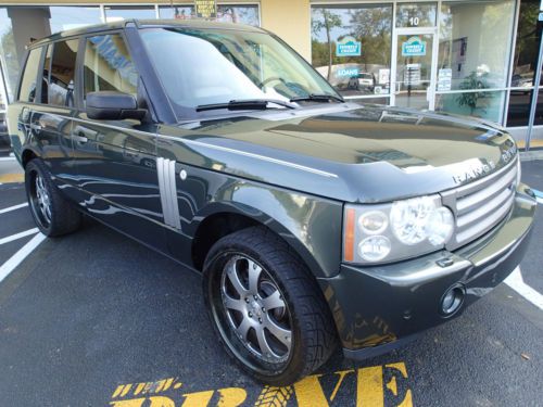 2006 land rover range rover hse 4x4 awd new suspension new rims and tires export