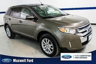 13 ford edge limited, leather seats, clean carfax, certified preowned