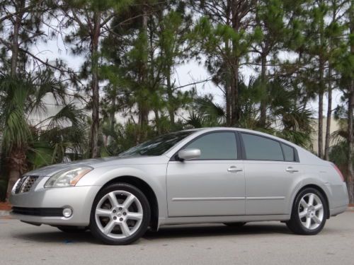 2005 nissan maxima se * no reserve loaded low 34k miles one owner florida