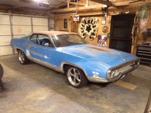 1972 plymouth satellite sebring plus petty blue # matched texas car