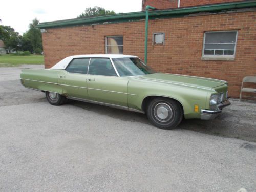 Purchase Used Lower Mileage 1972 Oldsmobile Ninety Eight 4 Door Luxury Sedan In Yeoman Indiana United States