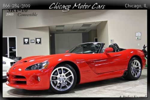 2003 dodge viper srt-10 convertible only 3,490 miles! excellent condition v10 $$
