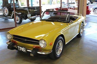 1974 triumph tr6 rust free incredible documented tr6