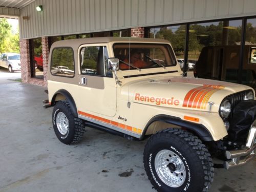 83 cj7 fully restored jeep wrangler renegade