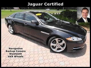 2011 jaguar xj 4dr sdn xjl panoramic roof, navigation, backup camera, certified
