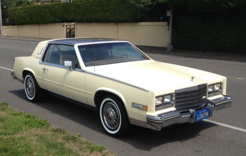 *mint* 1984 cadillac eldorado biarritz one owner ca car 44,000 miles! gorgeous