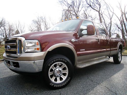 Clean carfax! tow package! leather! sunroof! f250 pickup crew cab 4dr 4wd