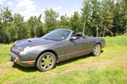2003 ford thunderbird with hardtop, select-a-shift transmission fully loaded