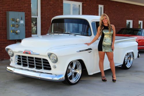 1956 chevy pick up v8 700r trans ps 4wpdb ac leather coil overs tubular a arms