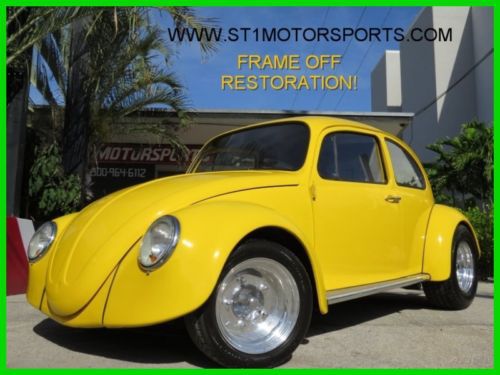 1966 volkswagen beetle frame off restoration over $25k spent no reserve 1ofakind