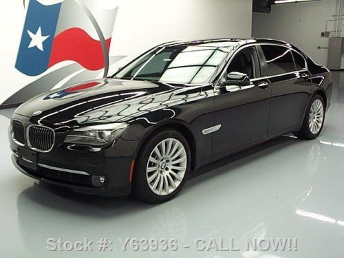 2010 bmw 750li twin-turbo lux seating sunroof nav 32k texas direct auto