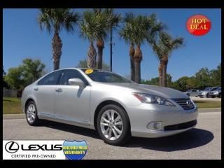 Lexus certified 2012 es 350 navigation/leather/sunroof &amp; much more! $ave