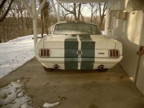 1965 ford mustang fastback shelby tribute project with a 289/ 4 speed trans