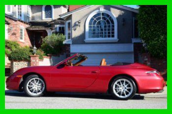 2002 porsche 911 awd convertible premium low miles leather