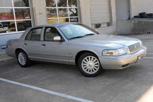 '09 grand marquis ls, pewter / grey, leather, 58k miles, non-smoker, we finance
