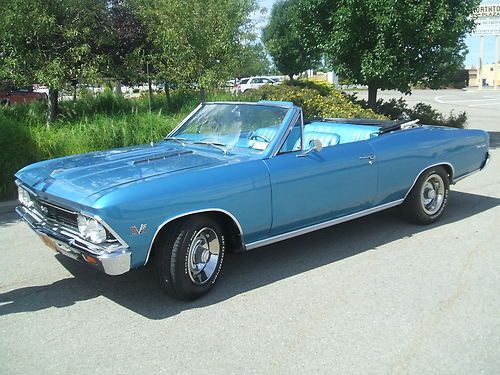 1966 chevelle ss convertible 4 speed 396 ci frame off rotisserie