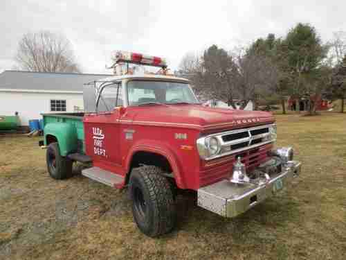 Buy used 1971 DODGE W300 POWER WAGON TRUCK 4 X 4 in ...