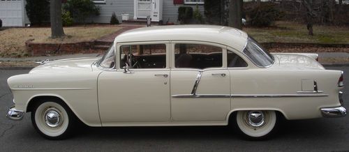 This is a number 2 1955 chevy 4 door sedan frame off restoration, immaculate!!!