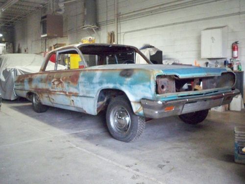 1964 chevrolet 2dr biscayne solid project