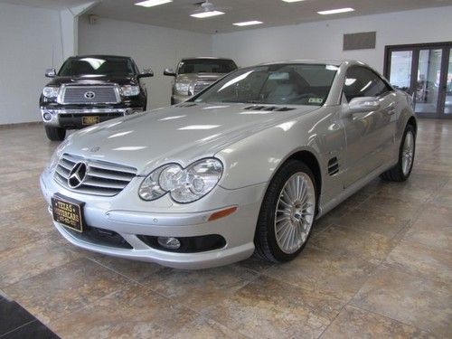 2005 mercedes-benz sl55~amg~cabriolet~nav~htd lea~hid~all options~only 43k