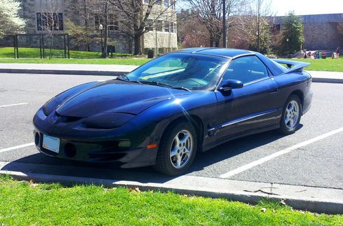 2001 pontiac firebird trans am - 5.7l ls1 v8 - t-tops - dark blue - no reserve!!