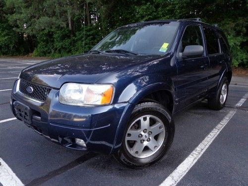 2003 ford escape limited! leather! 4x4!! sunroof! pwr heated seat! backup 2004