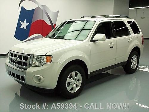 2012 ford escape limited 3.0l v6 htd leather sync 32k texas direct auto