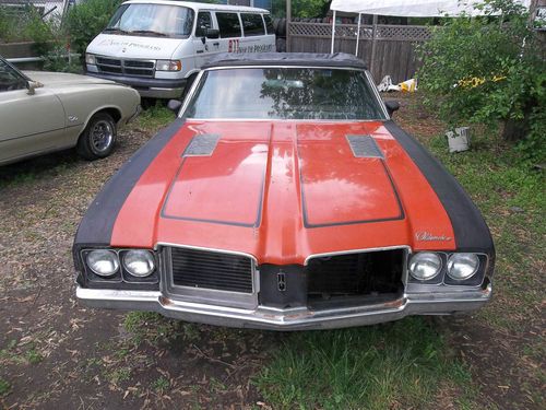 1972 oldsmobile cutlass supreme/442 convertible