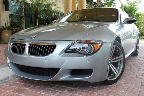 2007 bmw m6, merino leather, hud, 7-speed smg gearbox, clean carfax
