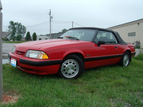 1990 mustang lx convertible 5.0l  50,000 miles