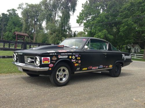 1965 plymouth barracuda no reserve gasser rat hot rod drag classic collector