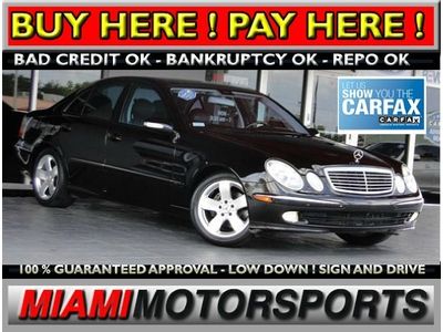 We finance '03 mercedes benz e-class low miles parking sensor keyless go alloy