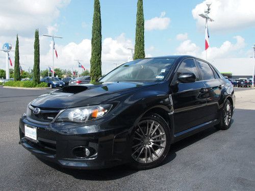 2011 subaru impreza wrx premium 2.5 manual awd black clean carfax joe281323-3305