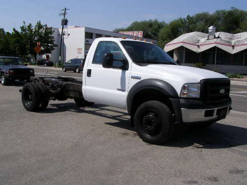 2007-2006 ford f550 super duty diesel cab/chassis---pkg of 4 trucks