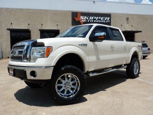 2009 ford f-150 lariat 4x4 6 inch lift xd wheels 1 owner clean carfax